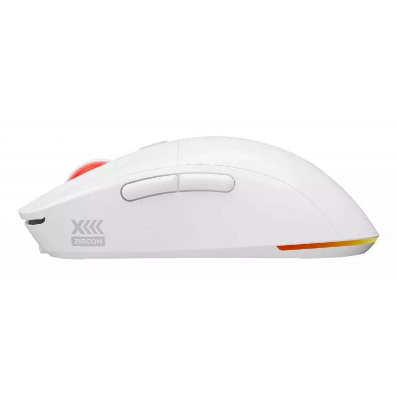 GENESIS Zircon XIII žaidimų pelė, ambidekstrinė, RF belaidė + USB Type-C, optinė, 26000 DPI