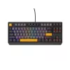 GENESIS Thor 230 TKL belaidė klaviatūra Gaming USB + RF Wireless + Bluetooth QWERTY Juoda, Pilka, Oranžinė