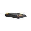 GENESIS Thor 230 TKL belaidė klaviatūra Gaming USB + RF Wireless + Bluetooth QWERTY Juoda, Pilka, Oranžinė