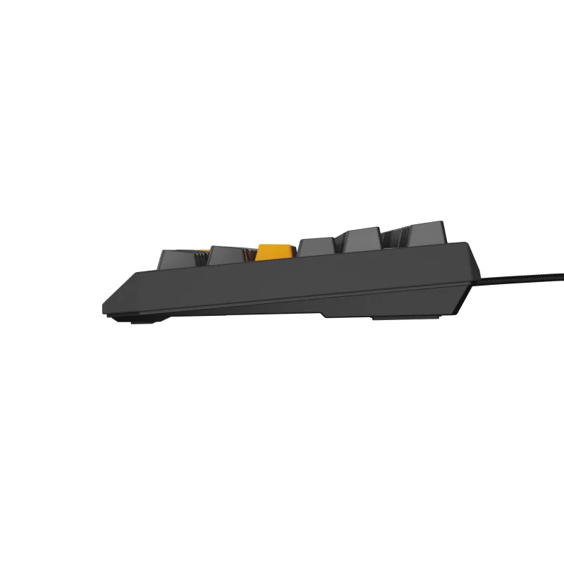 GENESIS Thor 230 TKL belaidė klaviatūra Gaming USB + RF Wireless + Bluetooth QWERTY Juoda, Pilka, Oranžinė