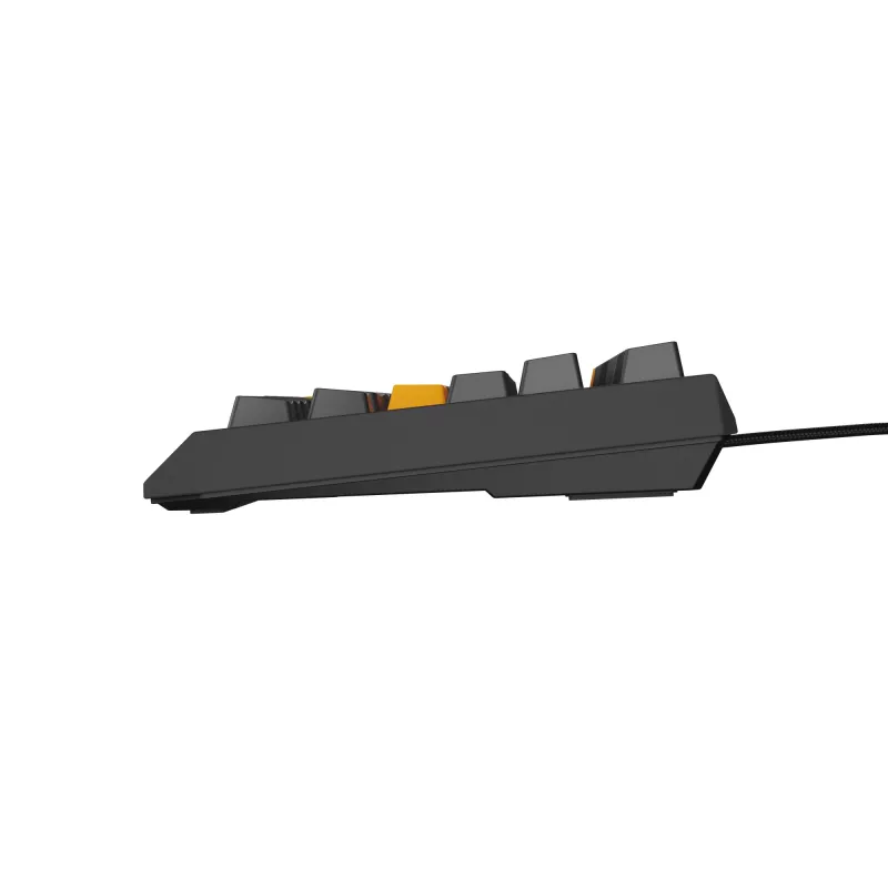 GENESIS Thor 230 TKL belaidė klaviatūra Gaming USB + RF Wireless + Bluetooth QWERTY Juoda, Pilka, Oranžinė