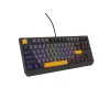 GENESIS Thor 230 TKL belaidė klaviatūra Gaming USB + RF Wireless + Bluetooth QWERTY Juoda, Pilka, Oranžinė