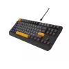 GENESIS Thor 230 TKL belaidė klaviatūra Gaming USB + RF Wireless + Bluetooth QWERTY Juoda, Pilka, Oranžinė