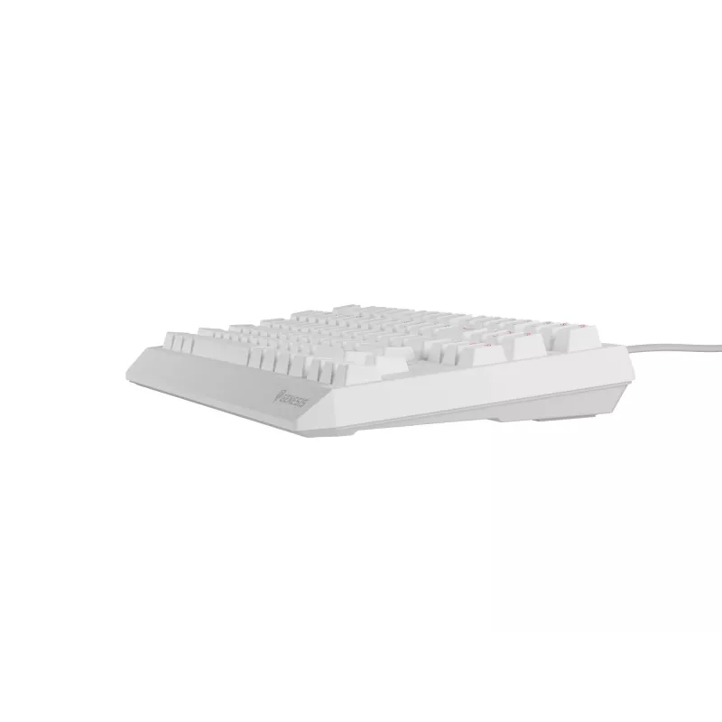 GENESIS Thor 230 TKL belaidė klaviatūra Gaming USB + RF Wireless + Bluetooth QWERTY balta