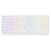 Žaidimų klaviatūra GENESIS Thor 230 TKL — USB, RF Wireless, Bluetooth, QWERTY, balta