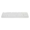 Žaidimų klaviatūra GENESIS Thor 230 TKL — USB, RF Wireless, Bluetooth, QWERTY, balta