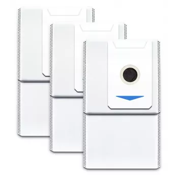 Dulkių maišeliai Ecovacs DDB030031 robotiniam dulkių siurbliui, balti, 3 vnt. pakuotė