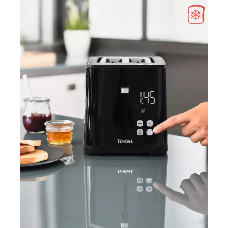 Skrudintuvas Tefal TT6408 — 2 plytelės, 850 W, juodas