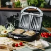 Sumuštinių keptuvė Adler AD 3069 – kompaktiškas sumuštinių presas, 750 W, 2 sumuštiniai, juoda