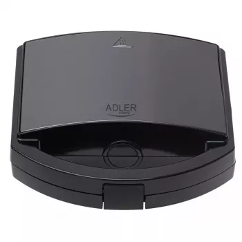 Sumuštinių keptuvė Adler AD 3069 – kompaktiškas sumuštinių presas, 750 W, 2 sumuštiniai, juoda