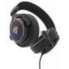 Ausinės GENESIS Neon 764, laidinės, ant galvos lankeliu, USB-A, juodos