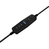 Ausinės GENESIS Neon 764, laidinės, ant galvos lankeliu, USB-A, juodos