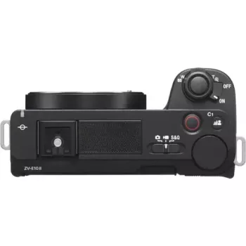 Vlog kamera Sony ZV-E10 II — 26 MP CMOS, 4K 3840×2160, objektyvas 16-50mm, juoda, 0,292 kg