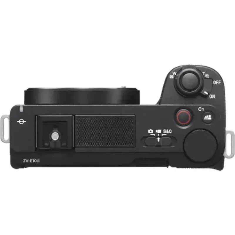Vlog kamera Sony ZV-E10 II — 26 MP CMOS, 4K 3840×2160, objektyvas 16-50mm, juoda, 0,292 kg