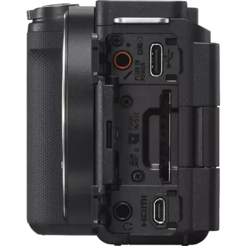 Vlog kamera Sony ZV-E10 II — 26 MP CMOS, 4K 3840×2160, objektyvas 16-50mm, juoda, 0,292 kg