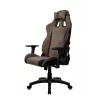Žaidimų kėdė Arozzi Avanti SoftFabric Brown – audinio apmušalai, ergonomiškas dizainas, reguliuojamas aukštis ir pakreipimas