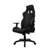Žaidimų kėdė arozzi Avanti SoftFabric Pure Black – ergonomiška, aukšta nugara, reguliuojamos porankiai, atlošiama