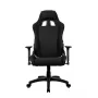 Žaidimų kėdė arozzi Avanti SoftFabric Pure Black – ergonomiška, aukšta nugara, reguliuojamos porankiai, atlošiama