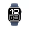 Išmanusis laikrodis Apple Watch Series 10 GPS 46mm sidabrinis aliumininis korpusas su Denim sportine juosta M/L