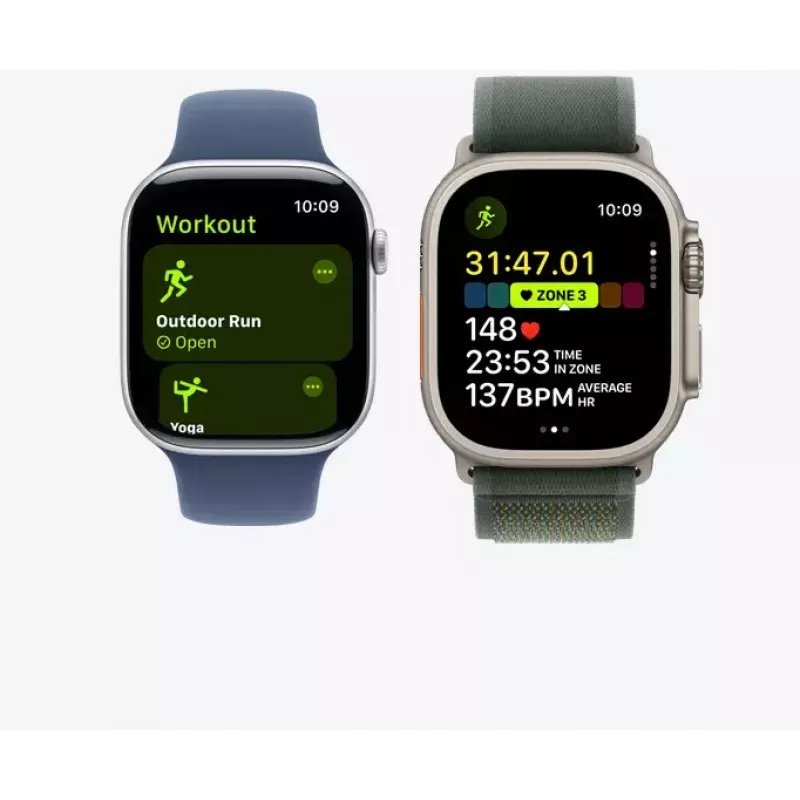 Išmanusis laikrodis Apple Watch Ultra 2 GPS + Cellular 49mm natūralaus titano korpusas su Tan Alpine Loop Medium dirželiu