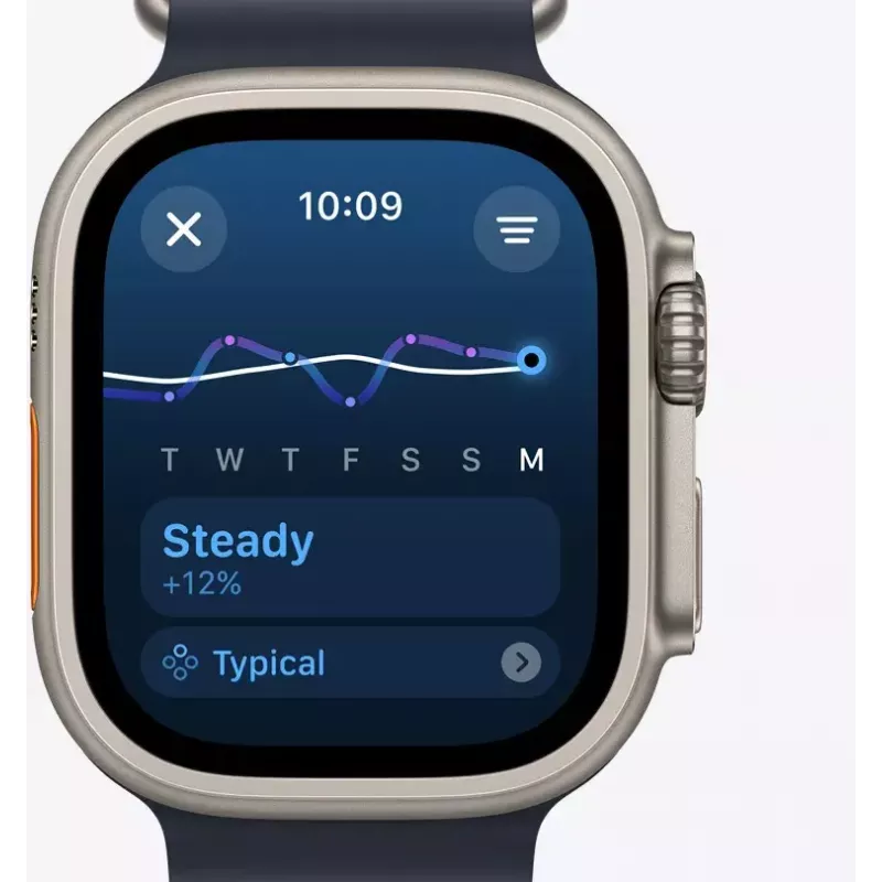 Išmanusis laikrodis Apple Watch Ultra 2 GPS + Cellular 49mm natūralaus titano korpusas su Tan Alpine Loop Medium dirželiu
