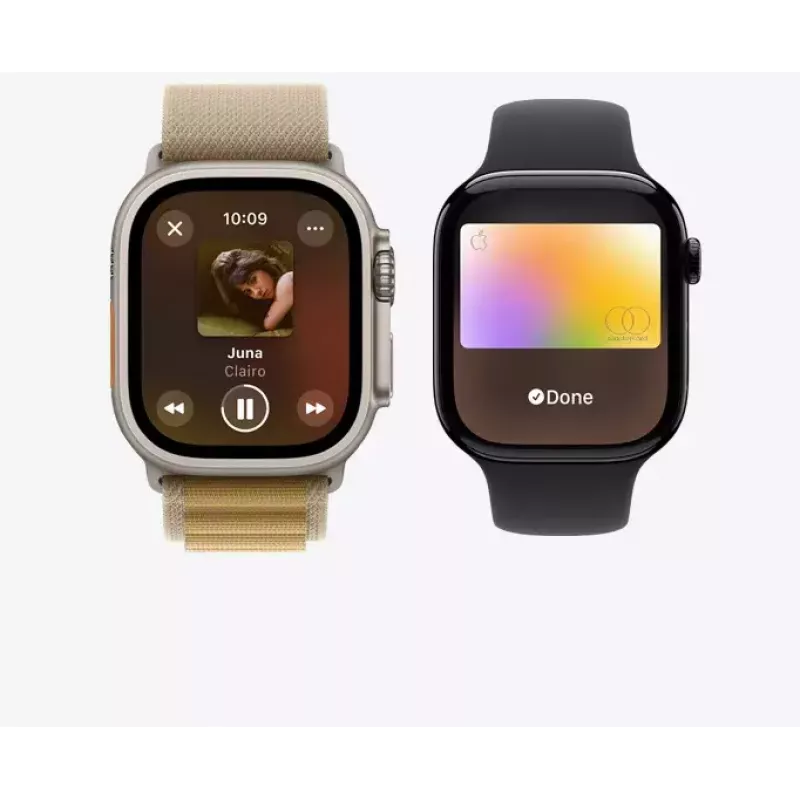Išmanusis laikrodis Apple Watch Ultra 2 GPS + Cellular 49mm natūralaus titano korpusas su Tan Alpine Loop Medium dirželiu