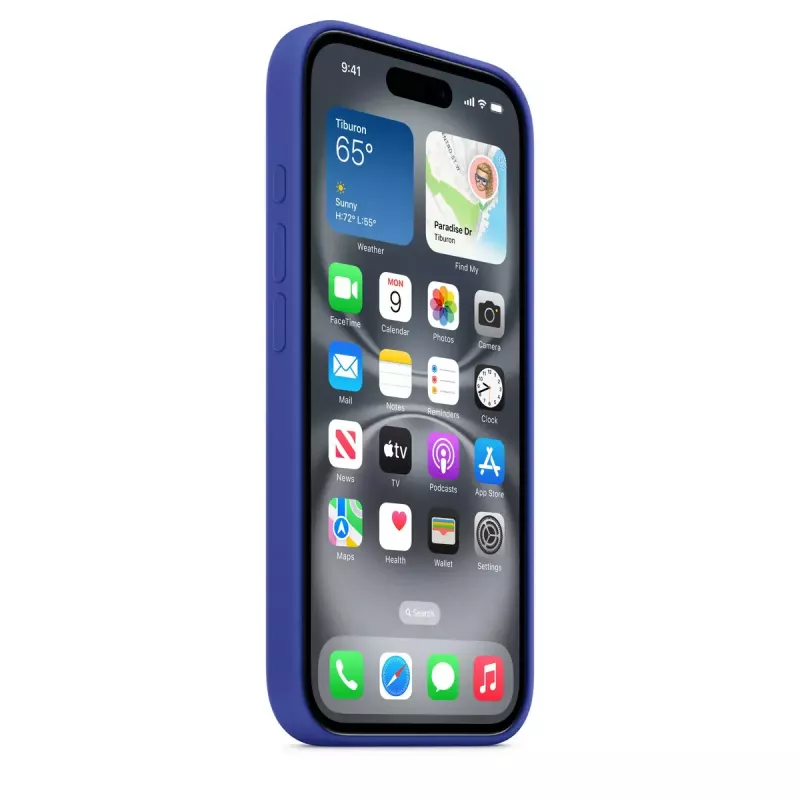 APPLE Silikoninis dėklas su MagSafe iPhone 16 Ultramarine