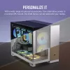 Korpusas CORSAIR 2500D AIRFLOW Midi Tower Juodas — ATX/Micro ATX, priekyje 280 mm radiatoriaus palaikymas, USB-A x2, USB-C x1
