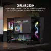 Korpusas CORSAIR 2500D AIRFLOW Midi Tower Juodas — ATX/Micro ATX, priekyje 280 mm radiatoriaus palaikymas, USB-A x2, USB-C x1