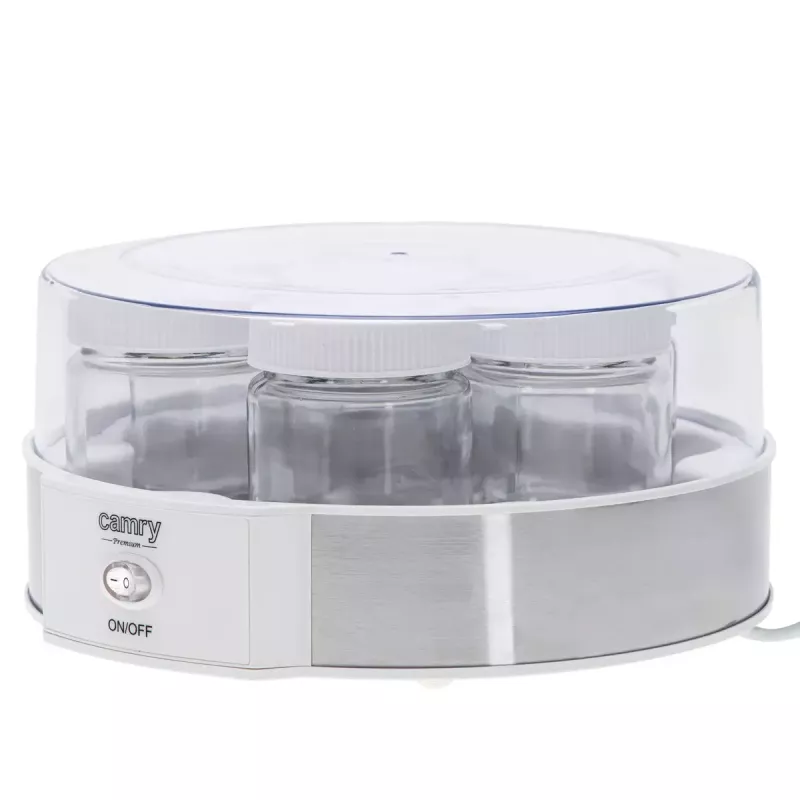 Jogurto gaminimo aparatas Camry CR 4519 – elektrinis jogurtinis, 1 L talpa, 20 W