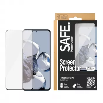 PanzerGlass SAFE apsauginis stiklas Xiaomi 12T / 12T Pro nuo įbrėžimų ir smūgių