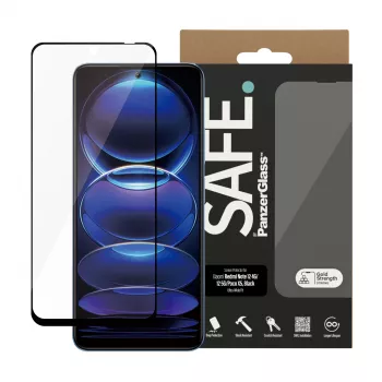PanzerGlass SAFE. by ® Ekrano apsauginis stiklas, skirtas Xiaomi Redmi Note 12 5G | 12 4G | Poco X5 | Ultra-Wide Fit
