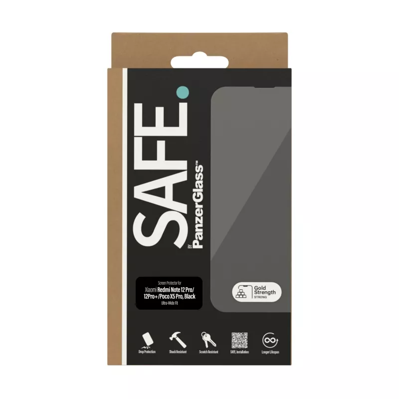 PanzerGlass SAFE. by ® Ekrano apsauginis stiklas Xiaomi Mi 12 Pro 5G | Poco X5 Pro | 12 Pro Plus 5G | Ultra-Wide Fit