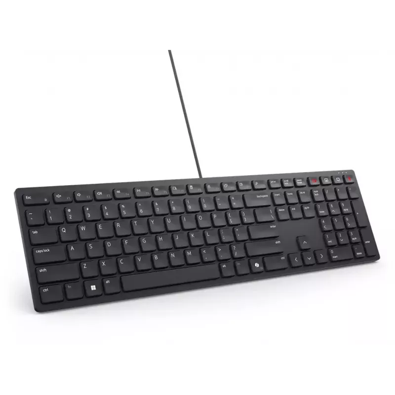 Klaviatūra DELL KB525C Office USB QWERTY US International Juoda