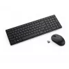 DELL KM555 belaidė klaviatūra ir pelė kombo, tyli, RF Wireless + Bluetooth, QWERTY US International, juoda