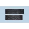 DELL KM555 belaidė klaviatūra ir pelė kombo, tyli, RF Wireless + Bluetooth, QWERTY US International, juoda