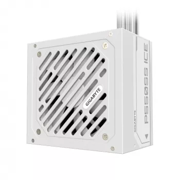 GIGABYTE P550SS ICE Maitinimo blokas - PCIe 5.0, 80 PLUS sidabrinis, 120 mm ventiliatorius, ATX 3.0 suderinamas, EU kištukas