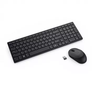 DELL Pro Compact Silent klaviatūra ir pelė KM555 – rusiškas (QWERTY)
