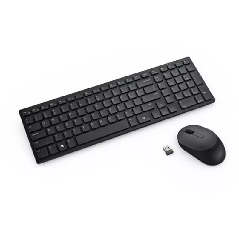 DELL Pro Compact Silent klaviatūra ir pelė KM555 – rusiškas (QWERTY)