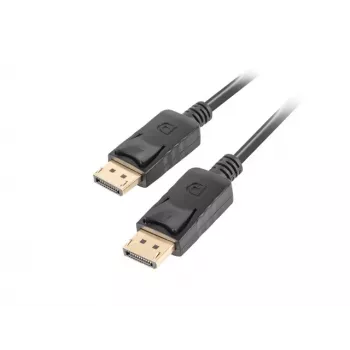 LANBERG DisplayPort M/M Laidas 19 Kontaktų V1.2 4K 1,8m Juodas