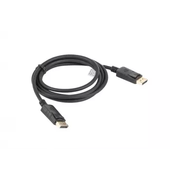LANBERG DisplayPort M/M Laidas 19 Kontaktų V1.2 4K 1,8m Juodas