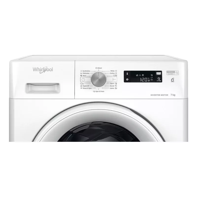 Whirlpool FFS 7469 W EE skalbyklė su priekiniu pakrovimu 7 kg 1351 aps./min Balta