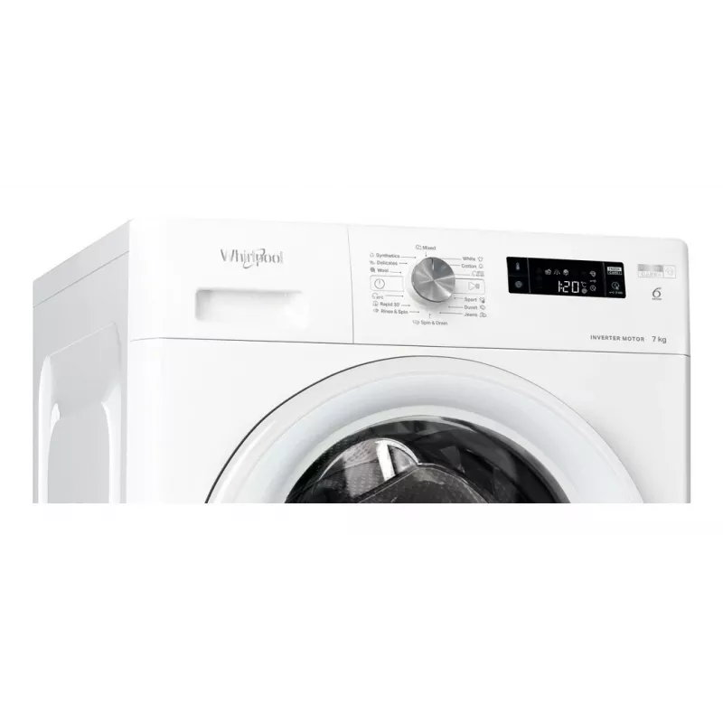 Whirlpool FFS 7469 W EE skalbyklė su priekiniu pakrovimu 7 kg 1351 aps./min Balta