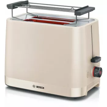 Skrudintuvas Bosch Compact TAT3M127 — 2 lizdai, smėlio spalvos plastikinis korpusas, kompaktiškas dizainas