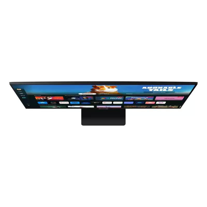 27 colių Samsung M50D monitorius – 27 inch Full HD (1920×1080), VA LED, 4 ms, 178° žiūrėjimo kampas, įmontuoti garsiakalbiai, USB centras, VESA, juodas