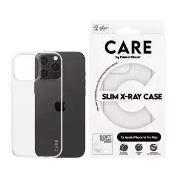 PanzerGlass CARE™ by ® X-Ray Case iPhone 16 Pro Max, Dėklas, Skaidrus