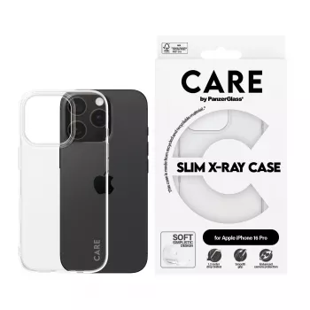 PanzerGlass CARE™ by ® X-Ray Case iPhone 16 Pro, permatomas dangtelis