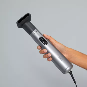 BRAUN AS 4.3 Black Silver – karšto oro šepetys, 1000 W, 2,2 m laidas