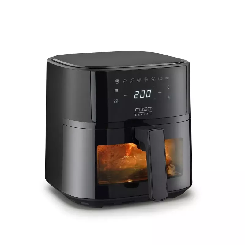 Kepimo krosnelė Caso Designer Air Fryer 6.0 — 1700 W, 6 L talpa, juoda
