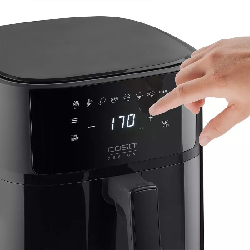 Kepimo krosnelė Caso Designer Air Fryer 6.0 — 1700 W, 6 L talpa, juoda